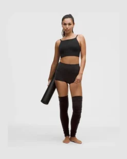 Focuser Hochgeschlossener BH Leichter Halt für A/B-Cups für Frauen – Größe in Black