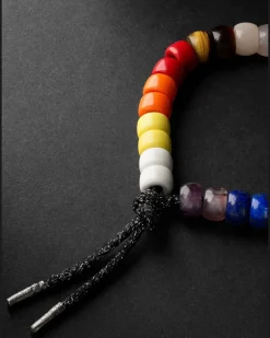 Forte Beads Blackened Gold Multi-Stone Bracelet