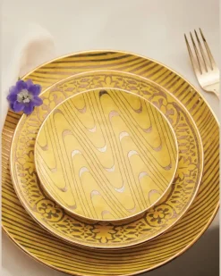 Fortuny Apollo Teller (4er-Set) - Gold
