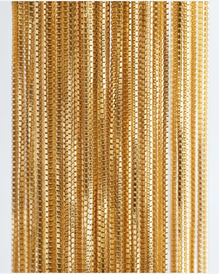 Fringes Mono-Ohrring-Gelb - Damen
