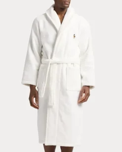 Frottee-Bademantel White