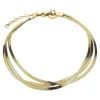 Fußkette Gelbgold