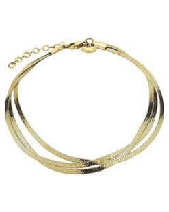 Fußkette Gelbgold