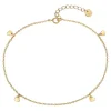 Fußkette Gelbgold