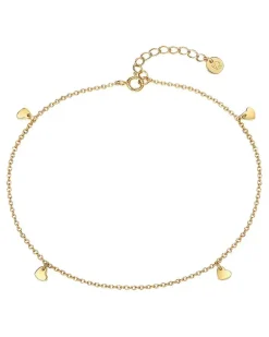 Fußkette Gelbgold