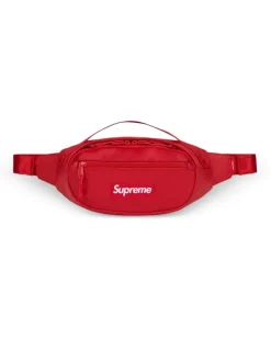 FW 23 - Red" Gürteltasche aus Leder - Rot