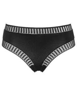 Gabby Graph Tanga - Schwarz