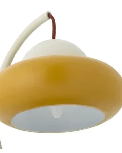 Gebogene Bubble Tischlampe - Weiß