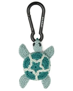 Gehäkelter Turtle Schlüsselanhänger - Grün