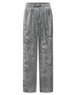 Gemusterter Pyjama - Grau