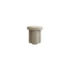 Gepolsterter Hocker Big Foot - Beige - Schaumstoff - Designer Tommy Hyldahl