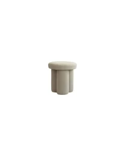 Gepolsterter Hocker Big Foot - Beige - Schaumstoff - Designer Tommy Hyldahl