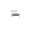 Gepolsterter Sessel A. I - Blau - Recyceltes thermoplast. Technopolymer - Designer Philippe Starck
