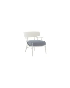 Gepolsterter Sessel A. I - Blau - Recyceltes thermoplast. Technopolymer - Designer Philippe Starck