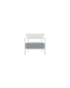 Gepolsterter Sessel Cara - Blau - Polyurhethan - Designer Philippe Starck
