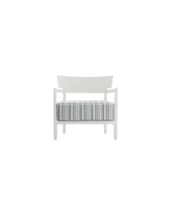 Gepolsterter Sessel Cara - Grün - Outdoor-Stoff - Designer Sergio Schito
