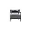 Gepolsterter Sessel Cara - Schwarz - Polyurhethan - Designer Sergio Schito