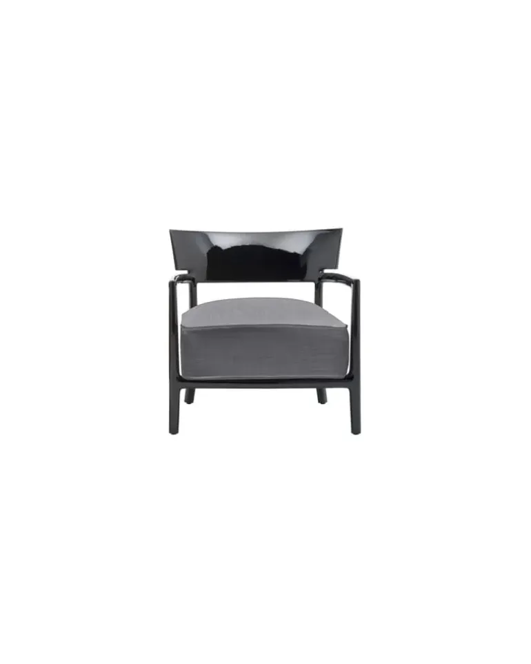 Gepolsterter Sessel Cara - Schwarz - Polyurhethan - Designer Sergio Schito