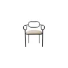 Gepolsterter Sessel 01 Chair - Beige - Eisen, lackiert - Designer Shiro Kuramata