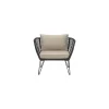 Gepolsterter Sessel Mundo - Beige - PVC-Draht