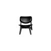 Gepolsterter Sessel Slab - Schwarz - Getöntes Eichenholz - Designer Tom Dixon