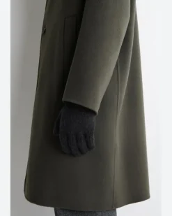 Gerippte Handschuhe Aus Kaschmir Schwarz