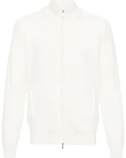 Gerippte Sweatshirtjacke - Nude