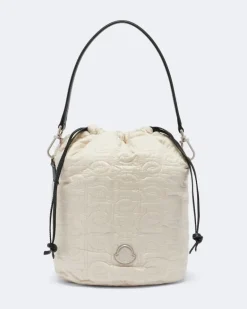 Gesteppte Bucket Bag Caradoc Small Weiß