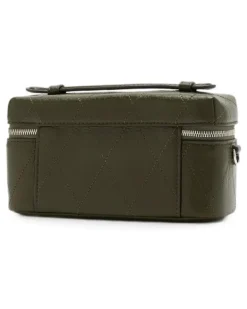 Gesteppte Charlie Kosmetiktasche - Grün