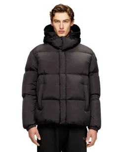 Gesteppte Daunenjacke aus ViralOff Taslan - Winterjacken - Herren - Grau