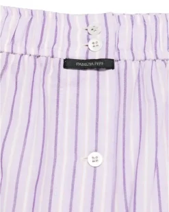Gestreifte Boxershorts - Violett