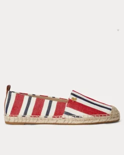 Gestreifte Espadrille Cameryn III Red