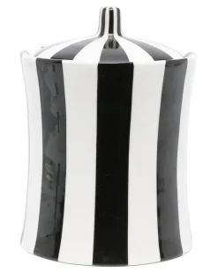 Gestreifter Peace Kanister - Weiß