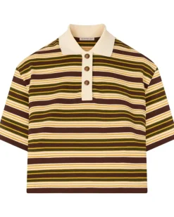 Gestreiftes Polohemd Multicolor