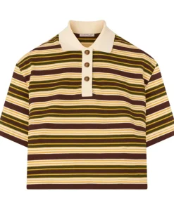 Gestreiftes Polohemd Multicolor