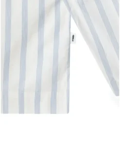 Gestreiftes Pyjama-Oberteil - Weiß