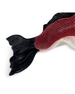 Gewölbte Peixes Servierplatte - Rot