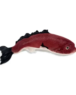 Gewölbte Peixes Servierplatte - Rot