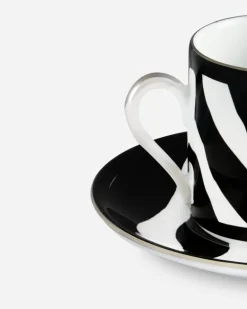 Gift Box With 2 Porcelain Espresso Cups With Saucers - Espressotassen Multicolor