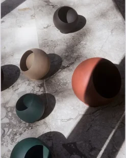 Globe Blumentopf mit Oblique-Schnitt - Grün