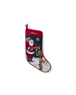 Gobelin-Weihnachtsstrumpf, Damen, Größe:null regular, Sonstige, Baumwolle/Wolle, by
