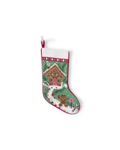 Gobelin-Weihnachtsstrumpf, Damen, Größe:null regular, Sonstige, Baumwolle/Wolle, by