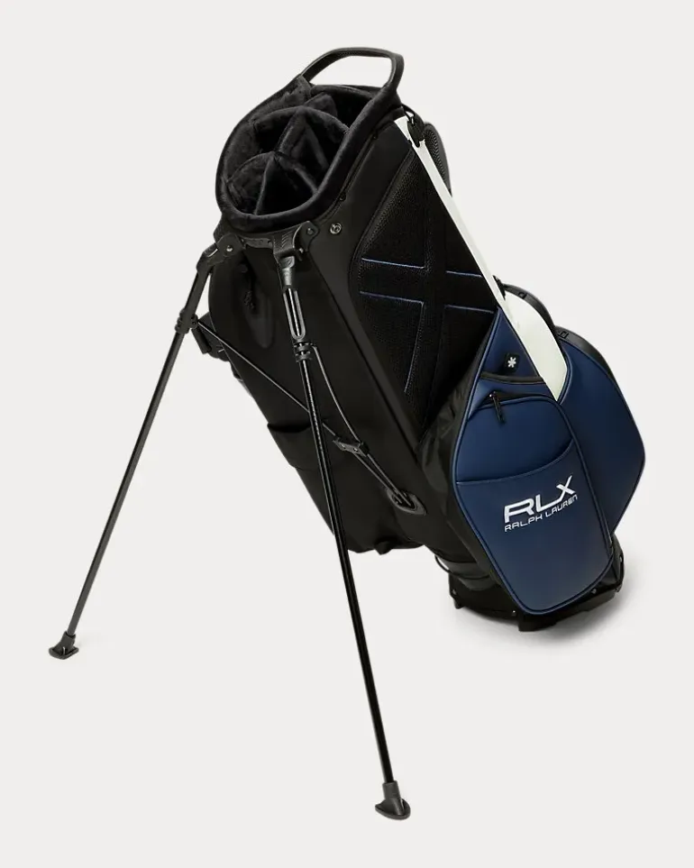 Golftasche mit Ständer und Logostickerei Blue