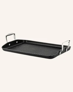 Grillplatte Aluminium Antihaft schwarz