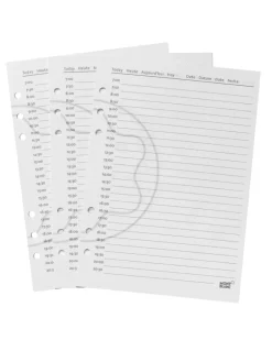 Große Blätter für Organizer, Tagesplanerseiten - MB3030 - Kalender
