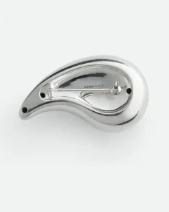 Große Drop Brosche-Silber - Damen