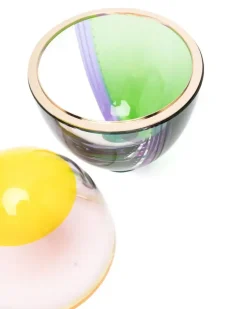 Große Fantasia Egg Skulptur (30cm x 18cm) - Grün