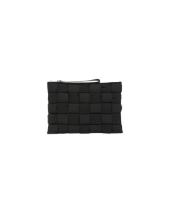 Große flache Pochette Cassette Black