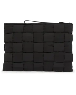 Große flache Pochette Cassette Black