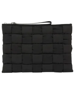 Große flache Pochette Cassette Black